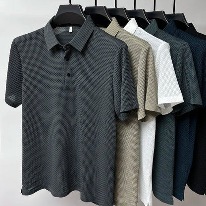 Premium Silk Polo Shirt – Buy 1, Get 1 Free + FREE Premium Wristwatch